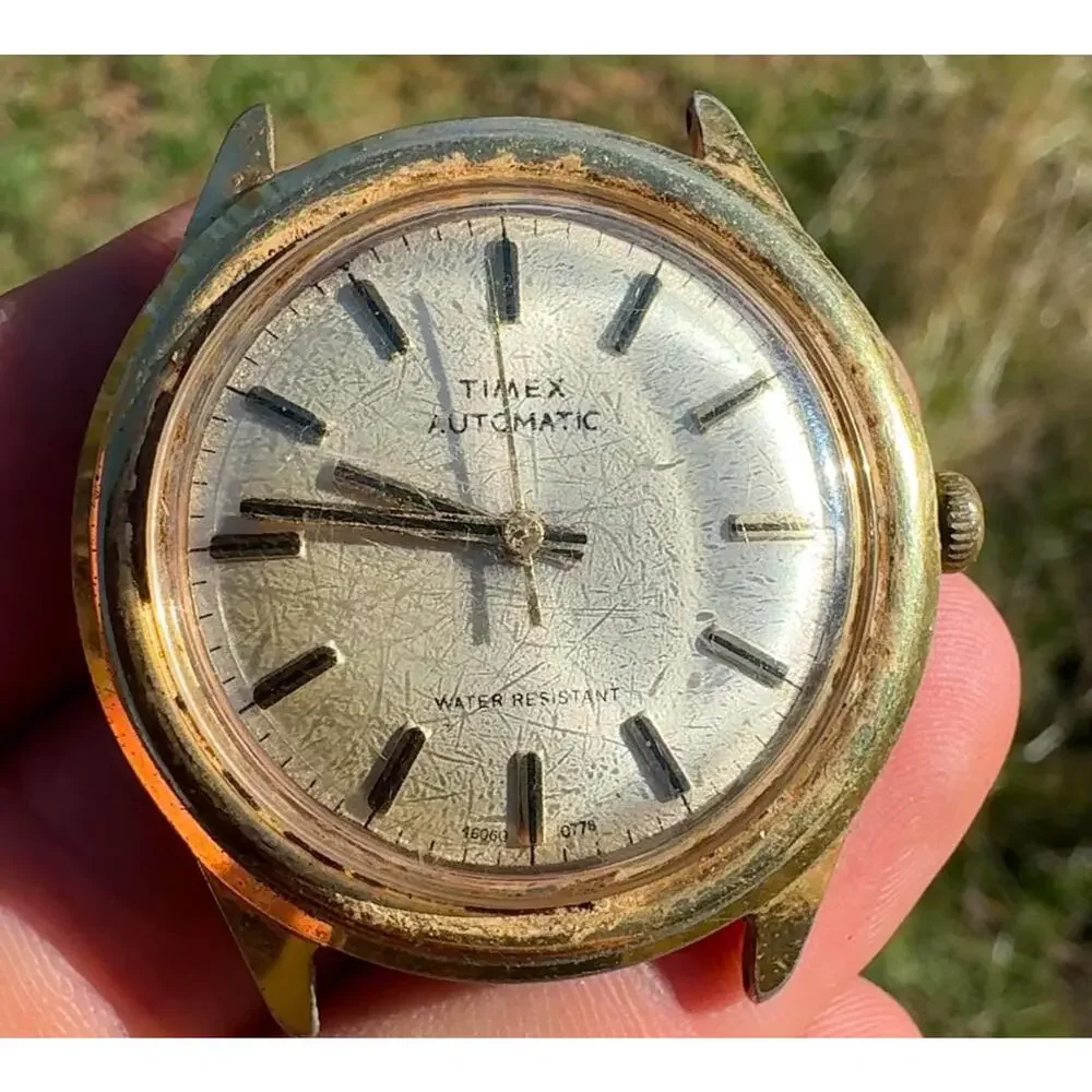 Vintage TIMEX Automatic Men's Wristwatch 46060 10778 Running